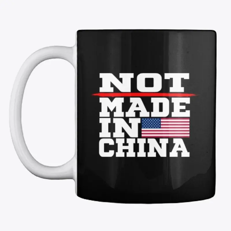 NOT MADE IN CHINA!!! White Letters